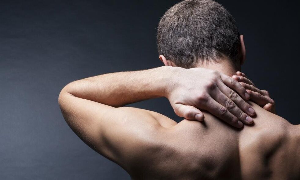 self-massage neck against pain